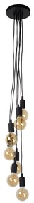 Lucide 08408/07/30 - Csillár zsinóron FIX MULTIPLE 7xE27/60W/230V