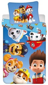 Egyszemélyes mikroszálas gyerek ágyneműhuzat 140x200 cm Paw Patrol – Jerry Fabrics