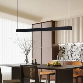 Immax NEO 07306L-LED dimmelhető kábeles csillár MADEIRA 26 W/230 V Wi-Fi Tuya 122 cm fekete