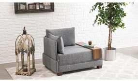 TULA szürke balos sarokfotel