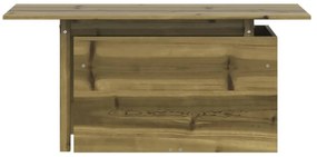 impregnált fenyőfa kerti asztal 100 x 50 x 75 cm