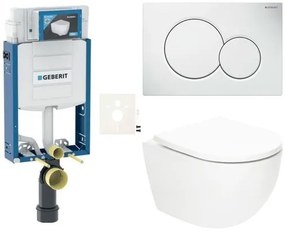 Geberit fali WC szett befalazáshoz + SAT Fusion WC SIKOGZTORFUS01