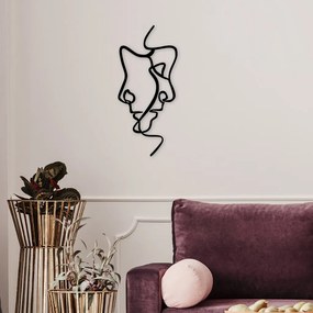 Interior fém fali dekoráció, 40×73 cm