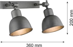 Argon EUFRAT 677 Fali lámpa 2x15W/E27 IP20