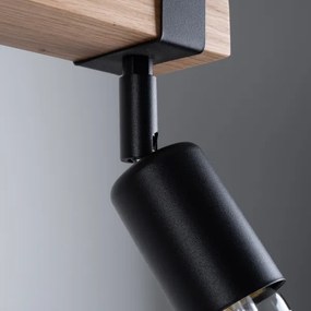 Sollux SL.1296 - Spotlámpa ZUCA 2xE27/15W/230V fekete