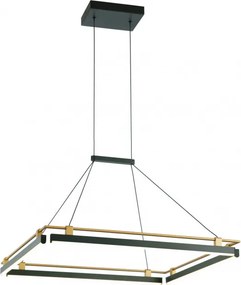 ITALUX PND-54638S-44W-3K-BK-GD MERLOT Modern Led Függesztett Lámpa IP20