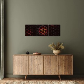 A háló képe (órával) (90x30 cm)