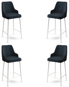 Enox Anthracite and White bárszék szett, 4 db, 4 db