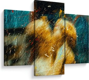 Kép - Csókolózó angyalok (90x60 cm)
