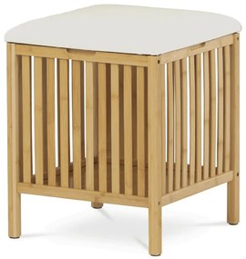 Tárolóhellyel ellátott ülőke B066 NAT, bambusz