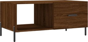 vidaXL barna tölgyszínű szerelt fa dohányzóasztal 90 x 50 x 40 cm