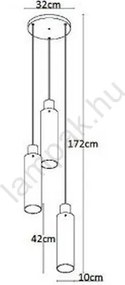 Függeszték Fekete ORLANDO LUCIDE 74404-13-65