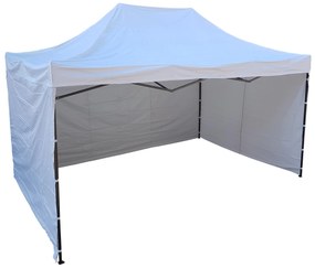 Összecsukható sátor 3x4,5 fehér HQ
