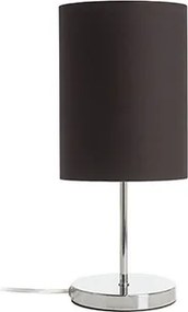 RENDL NYC/RON 15/20 asztali lámpa Polycotton fekete/króm 230V LED E27 15W