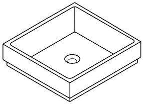 GROHE 3948100H - CUBE mosdó 500 × 470 mm kerámia/fehér