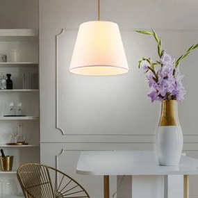 Csillár zsinóron ELENA 1xE27/20W/230V fehér