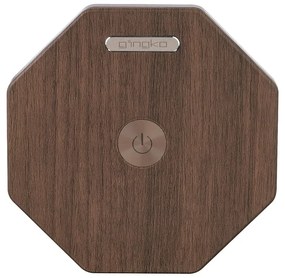 Barna LED asztali lámpa (magasság 18 cm) Twist Hexagon – Gingko