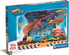 Hot Wheels Mid-air 104 db-os puzzle Clementoni