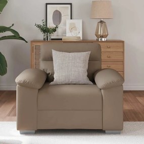 vidaXL kávészínű műbőr kanapéfotel 60 cm