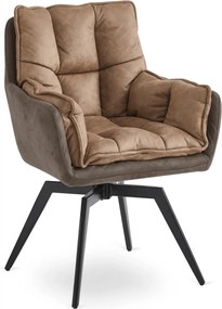 Krzesło Obrotowe ISLA Brązowe