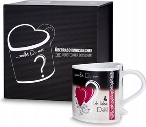 Thermoaktív Deluxe szív bögre (de) Valentin napra