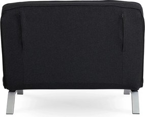 Kétszemélyes dönthető fotel fekete színben BART 2