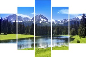 Kép - havas hegycsúcsok (150x105 cm)