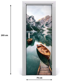 Poszter tapéta ajtóra A csónak a tavon 75x205 cm