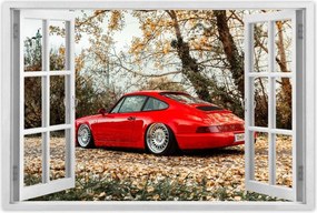 Poszterek 120x80 Piros Porsche Autó