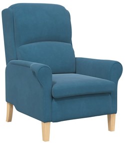 Kék Karosszék Kék Szövet, Fa Szabványos Ergonomikus