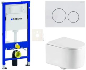 Geberit fali WC szett előtétfalas szereléshez + SAT WC SIKOGESREX72D20