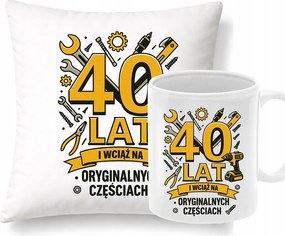 Bögre és Párna Szülinapi Szett 40 éveseknek