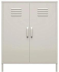 Világosszürke fém szekrény 79x100 cm Bradford – Støraa