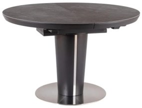 Orbit étkezőasztal, átmérő 120 cm, fekete márvány