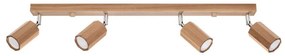Sollux SL.1031 - Spotlámpa ZEKE 4xGU10/40W/230V tölgy SL.1031