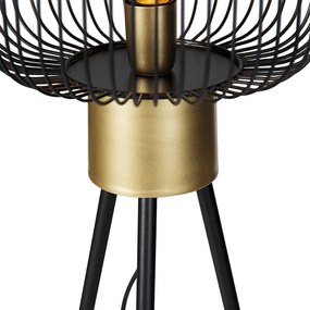 Design állólámpa fekete arannyal - Mayelle