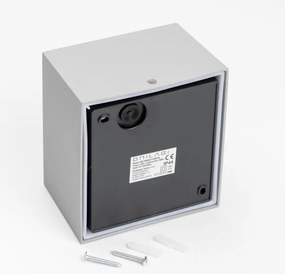 Brilagi - LED Kültéri fali lámpa TERNI LED/12W/230V szürke IP44