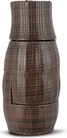 Kerti bútor szett barna/bézs színben – FRIO