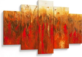 Kép - Festett absztrakció (150x105 cm)