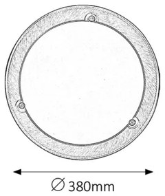 Rabalux 5233 - Mennyezeti lámpa UFO 2xE27/60W/230V