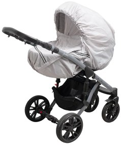 Babakocsi esővédő New Baby Basic szürke
