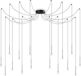 Függeszték Fekete IDEAL LUX 284002