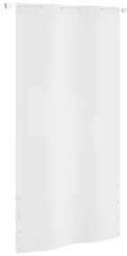 Fehér oxford-szövet erkélyparaván 120 x 240 cm