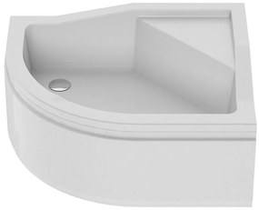 New Trendy New Maxima félkör alakú zuhanytálca 100x80 cm fehér B-0368