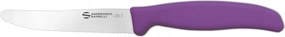 Sanelli Supra Zöldség-Paradicsom Fogazott Kés 11cm Lila