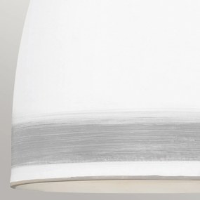 Hinkley lighting klasszikus függeszték nash fehér nikkel elshk-nash-p-an