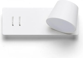RENDL AMADEUS nástěnná s podsvícením bílá 230V LED 4+6W 3000K