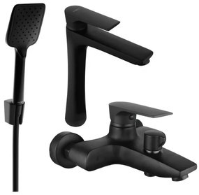 Mexen Axel R62 fürdőszett, fekete, 73813R62-70