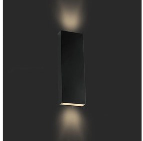 LED Kültéri fali lámpa LED/8W/230V 4000K IP65 fekete