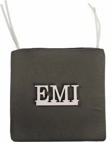 EMI sötétszürke székpárna 40x40 cm